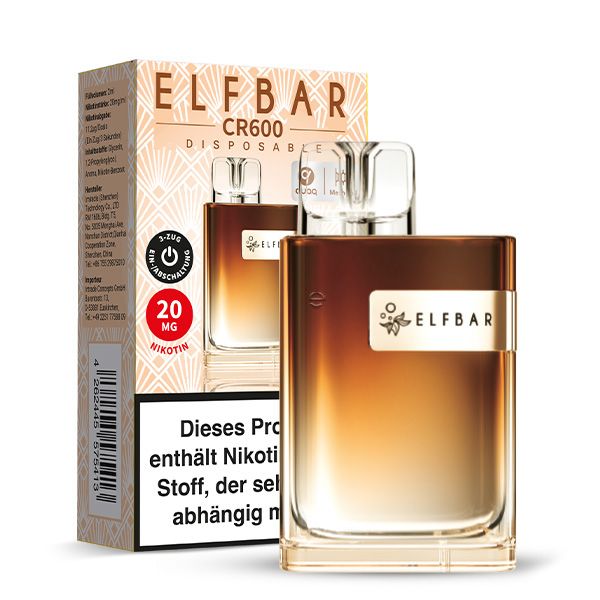 ELFBAR Crystal CR600 Triple Mango Einweg E Zigarette 20mg/ml 