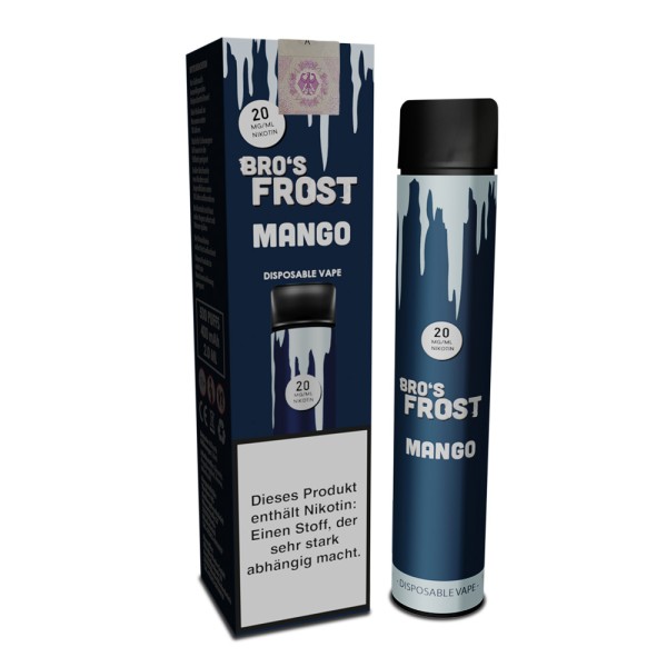 The Bro's Frost Disposable - Einweg E-Zigarette 20mg/ml - Mango