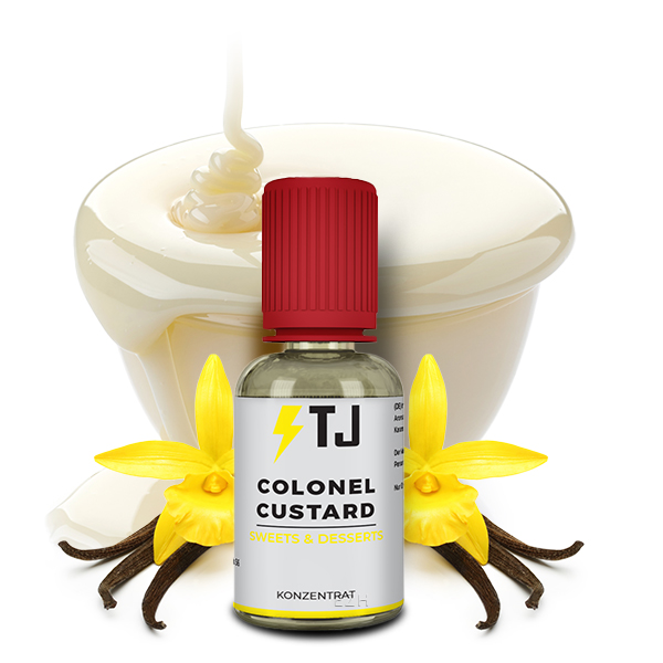 T-Juice SWEETS AND DESSERTS Colonel Custard Aroma 30ml
