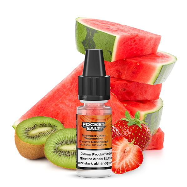 Pocket Salt Strawberry Kiwi Watermelon Nikotinsalz Liquid 20mg/ml by Drip Hacks