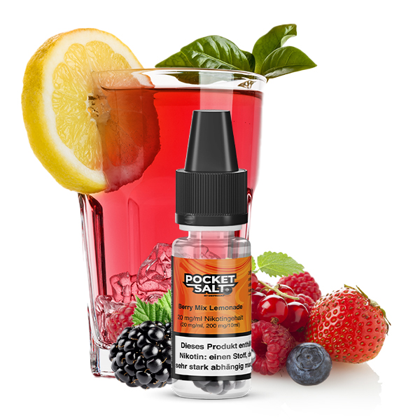 Pocket Salt Berry Mix Lemonade Nikotinsalz Liquid 20mg/ml by Drip Hacks