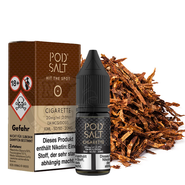 PodSalt Core Cigarette Nikotinsalz Liquid (50/50) 20mg/ml 10ml