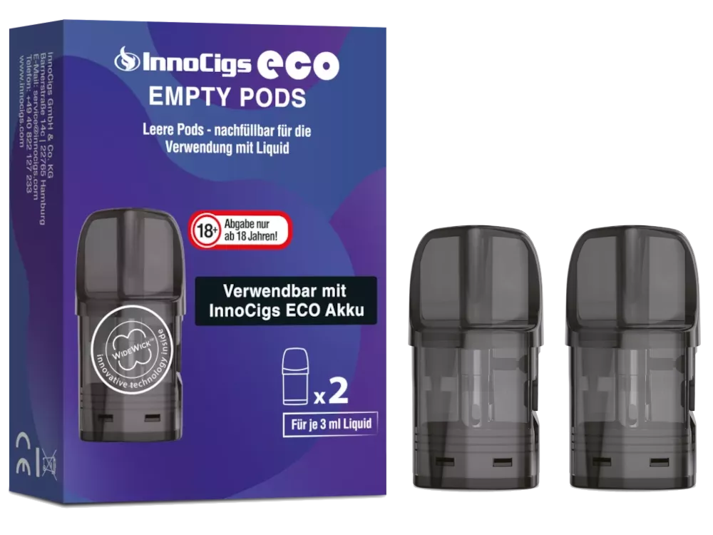INNOCIGS ECO Empty Pods 2 Stück