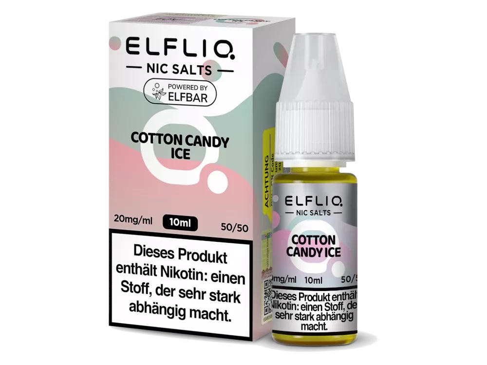 ELFLIQ COTTON CANDY ICE Nikotinsalz Liquid 10mg/ml