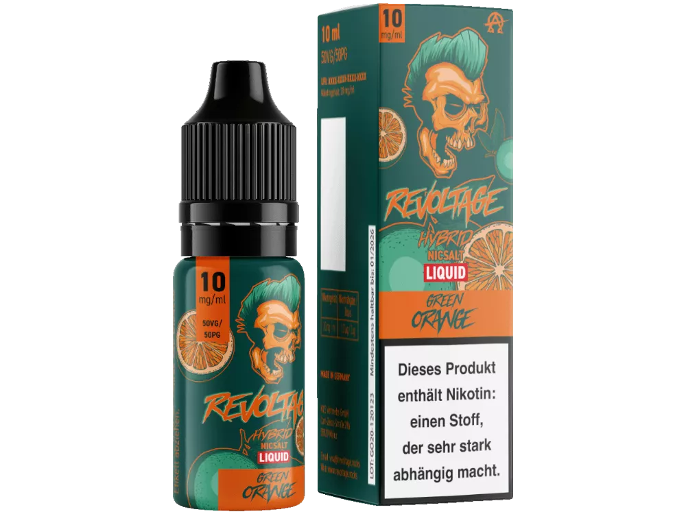 REVOLTAGE Green Orange Liquid 10mg/ml - 10ml 