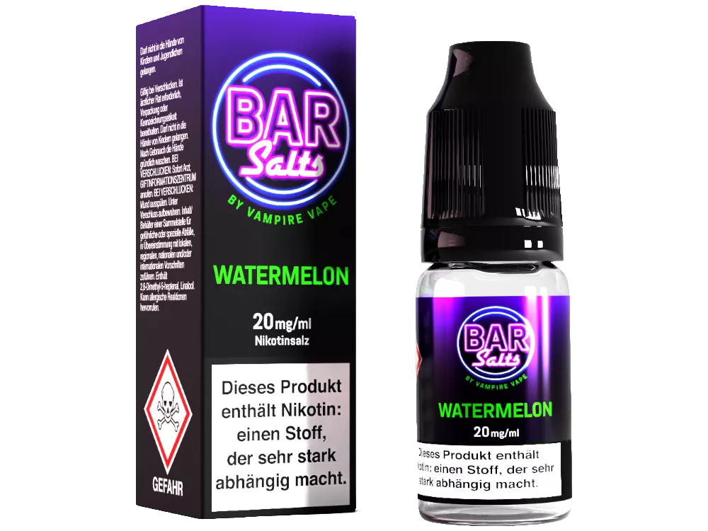 Bar Salts WATERMELON by Vampire Vape 20mg/ml Liquid 10ml