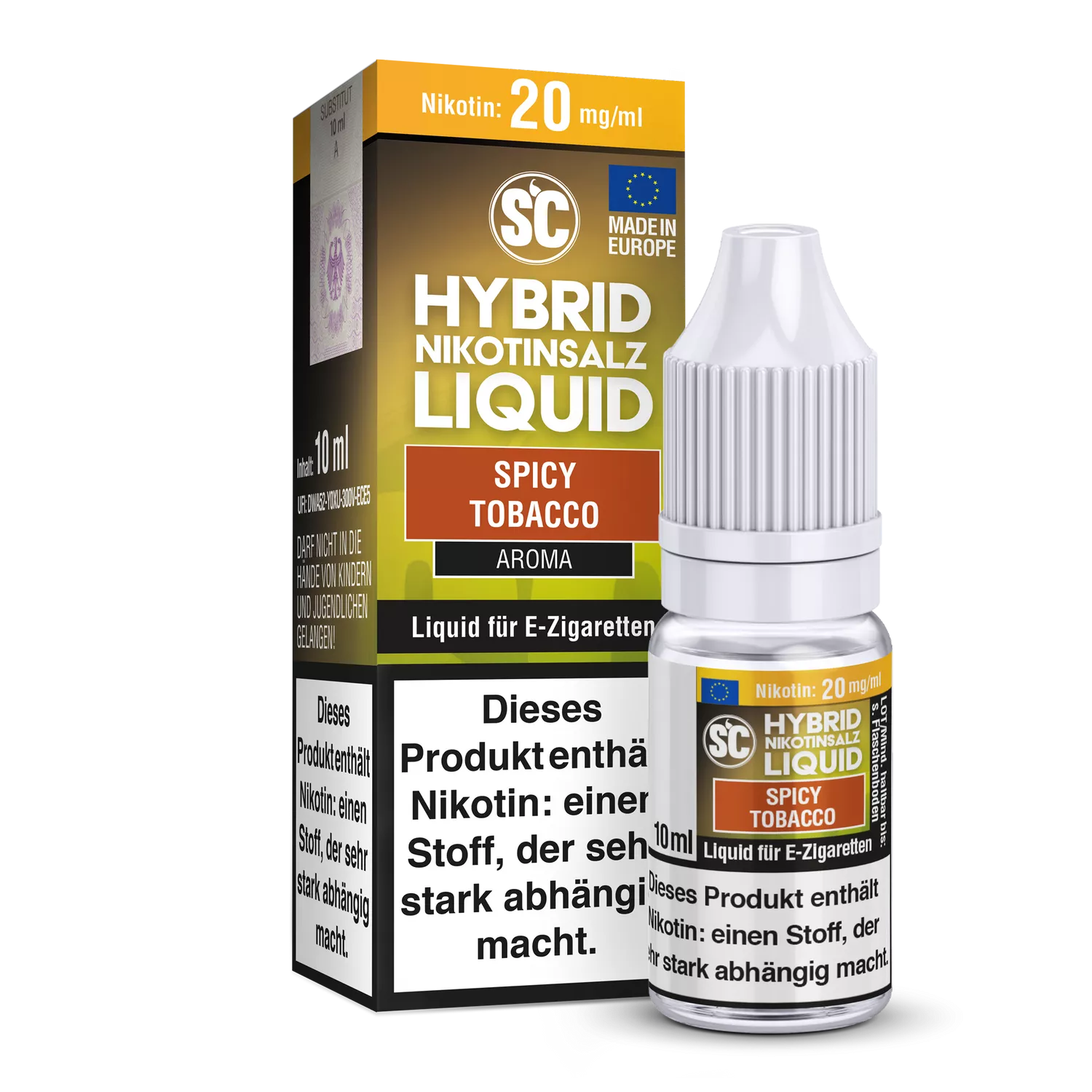 SC Hybrid Nikotinsalz Liquid Spicy Tobacco - 20mg/ml