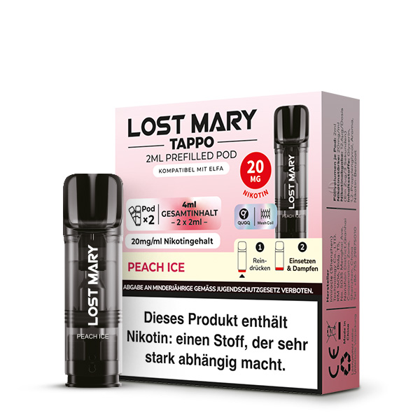 Lost Mary TAPPO Pods Peach Ice 20mg/ml