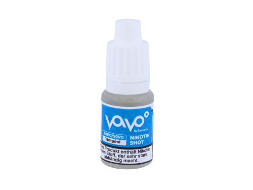 VAVO Nikotinshot 10ml by Flavourtec 50 PG / 50 VG 18mg/ml