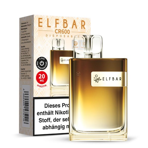 ELFBAR Crystal CR600 Alps Ice Einweg E Zigarette 20mg/ml