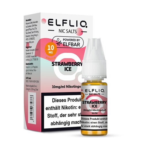 ELFLIQ STRAWBERRY ICE Nikotinsalz Liquid 10mg/ml