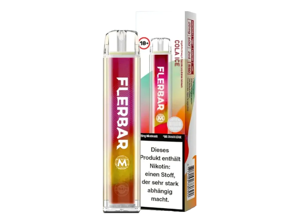 FLERBAR | Einweg E Zigarette mit Nikotin COLA ICE