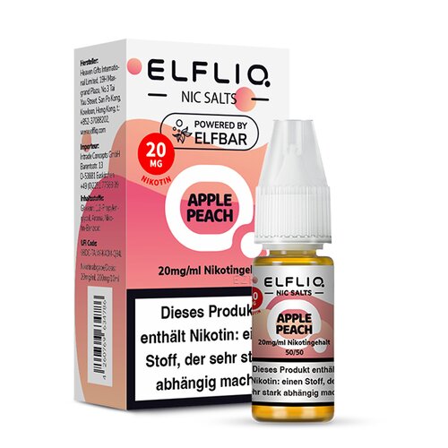 ELFLIQ APPLE PEACH Nikotinsalz Liquid 20mg/ml