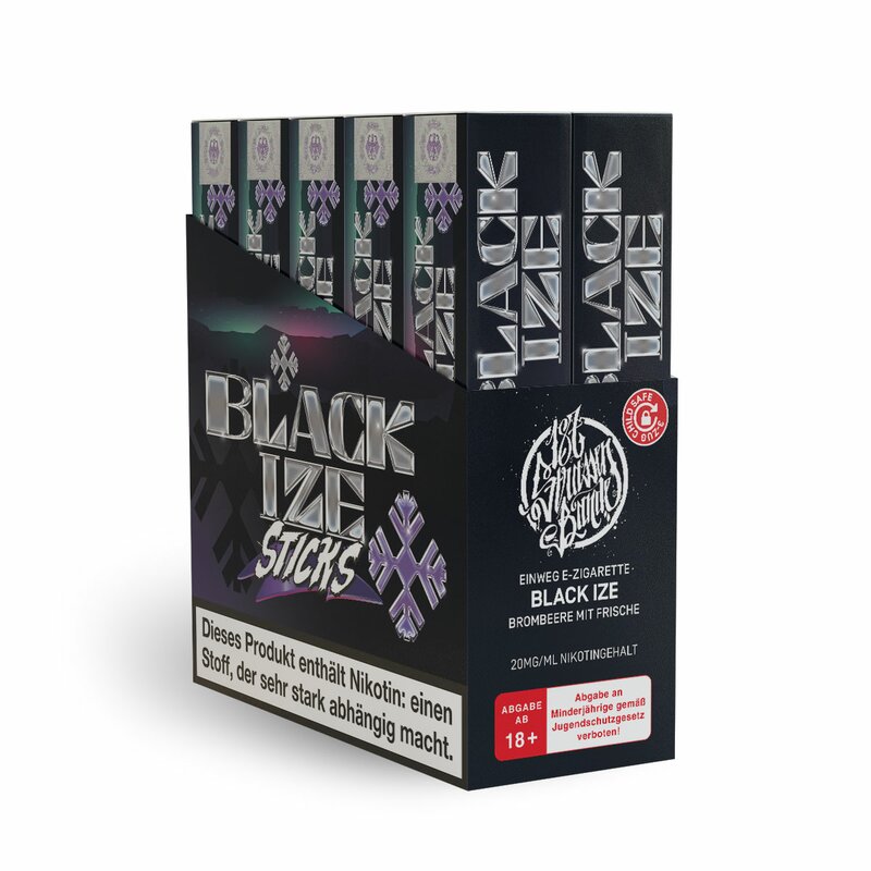 187 Strassenbande Black Ize Einweg E-Zigarette 20mg/ml