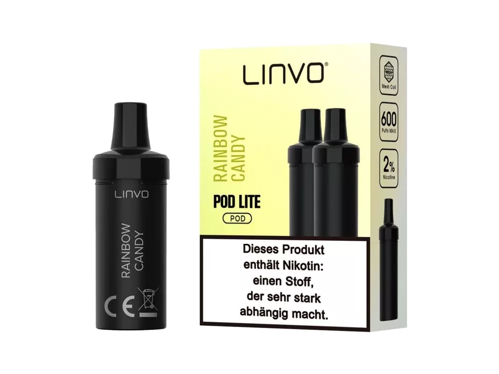 LINVO PODS Rainbow Candy 20mg/ml 2er Packung
