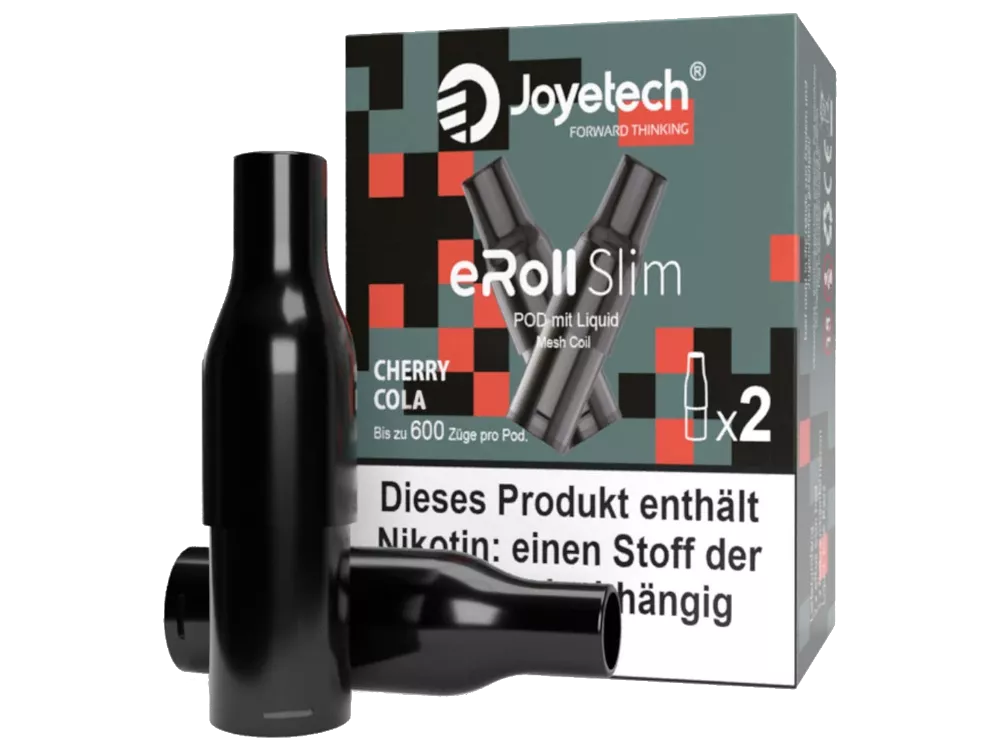 JOYETECH eRoll Slim Pods Cherry Cola 20mg/ml - 2 Stück pro Packung