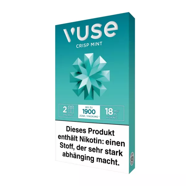 VUSE Pro Pods Crisp Mint 18mg/ml - 2 Stück pro Packung 