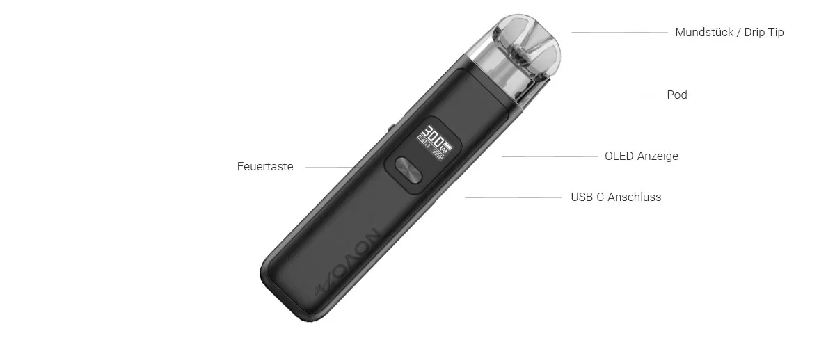 SMOK Novo Pro Kit Pod System - Silver Carbon Fiber