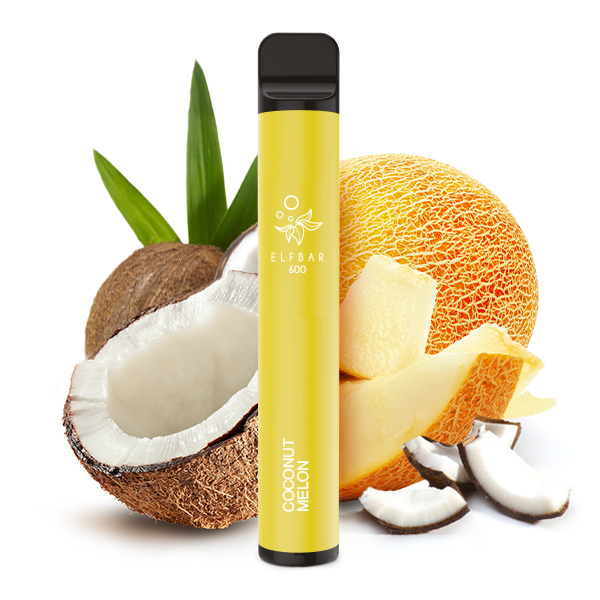ELFBAR 600 Einweg E-Zigarette Vape Pen ohne Nikotin Coconut Melon