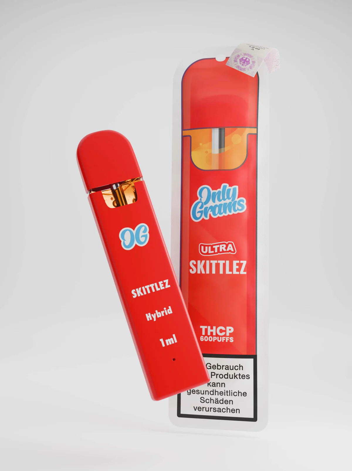 Only Grams Vape Skittlez Ultra E Zigarette 1ml NIKOTINFREI