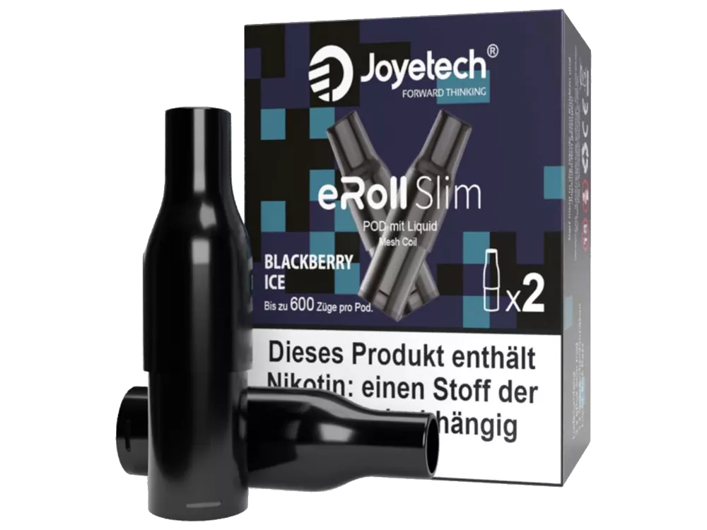 JOYETECH eRoll Slim Pods Blackberry Ice 20mg/ml - 2 Stück pro Packung