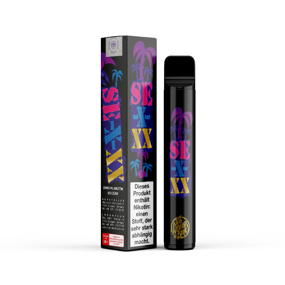 187 Strassenbande SE-X-XX Einweg E-Zigarette 20mg/ml