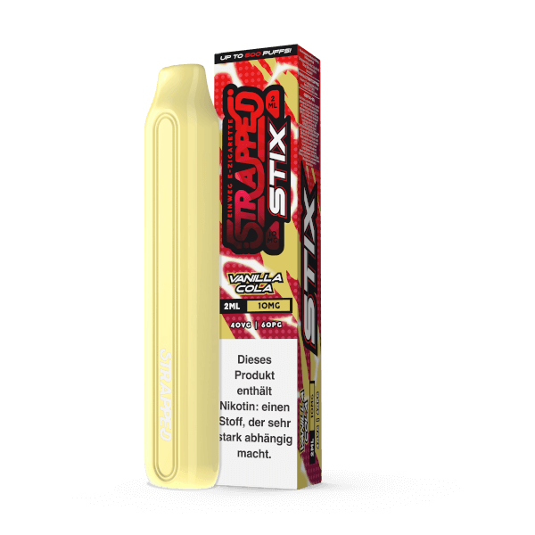 Strapped STIX Vanilla Cola Einweg Disposable 10mg/ml *Abverkauf*