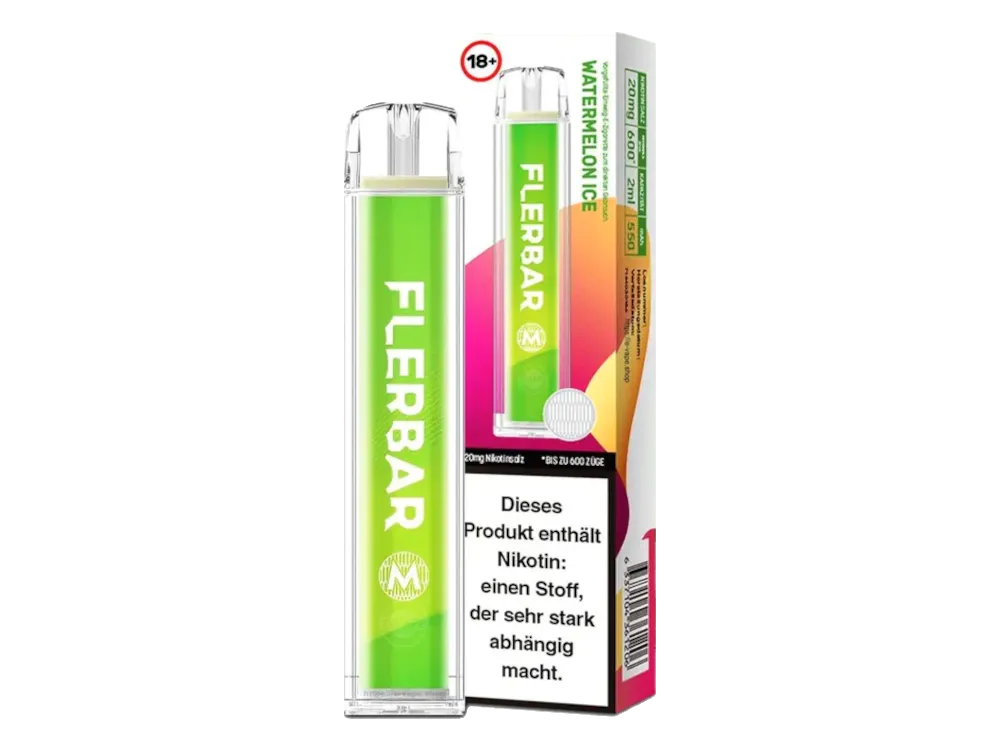 FLERBAR | E Zigarette mit Nikotin Watermelon ICE 20mg/ml