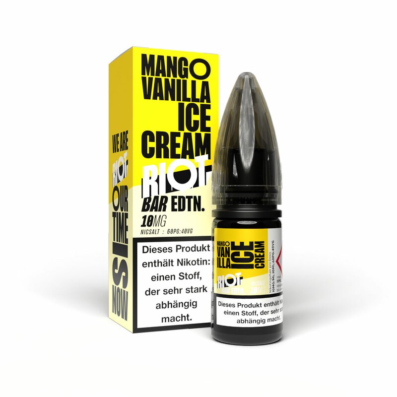 RIOT SQUAD Bar Edition Mango Vanilla Ice Cream 10mg/ml Liquid 10ml