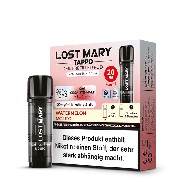 Lost Mary TAPPO Pods Watermelon Mojito 20mg/ml