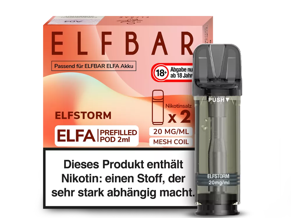 ELFA Pods Elfergy / Elfstorm 20mg/ml 2 Stück 