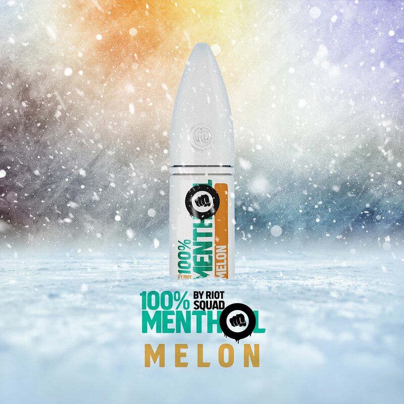RIOT SALT - 100% Menthol Melon Hybrid Nic Salt 10ml - 5mg
