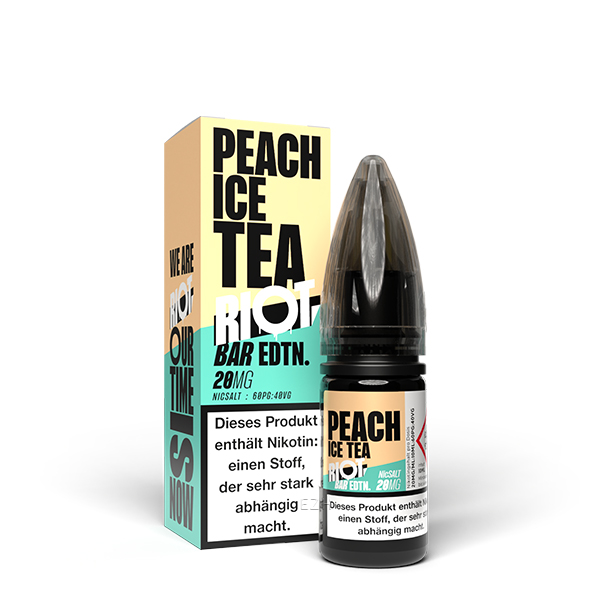 RIOT SQUAD Bar Edition Peach Ice Tea 20mg/ml Liquid 10ml