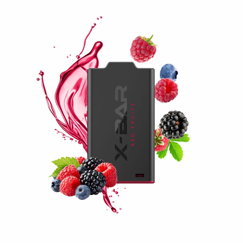 X-Shisha Pod Red Fruits Nikotinfrei by X-BAR