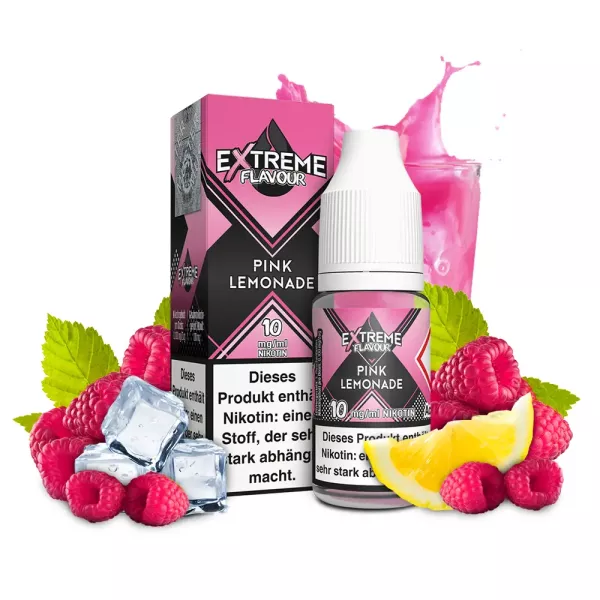 EXTREME FLAVOUR - Pink Lemonade 10mg/ml Hybrid Liquid 10ml 