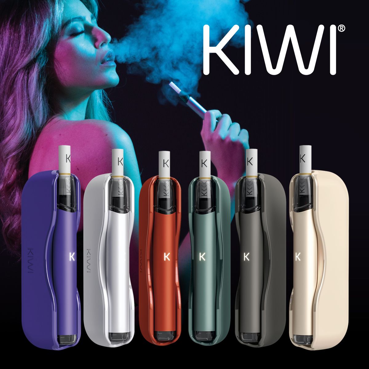 KIWI E Zigarette Vape System KIT Pod system Fury Green