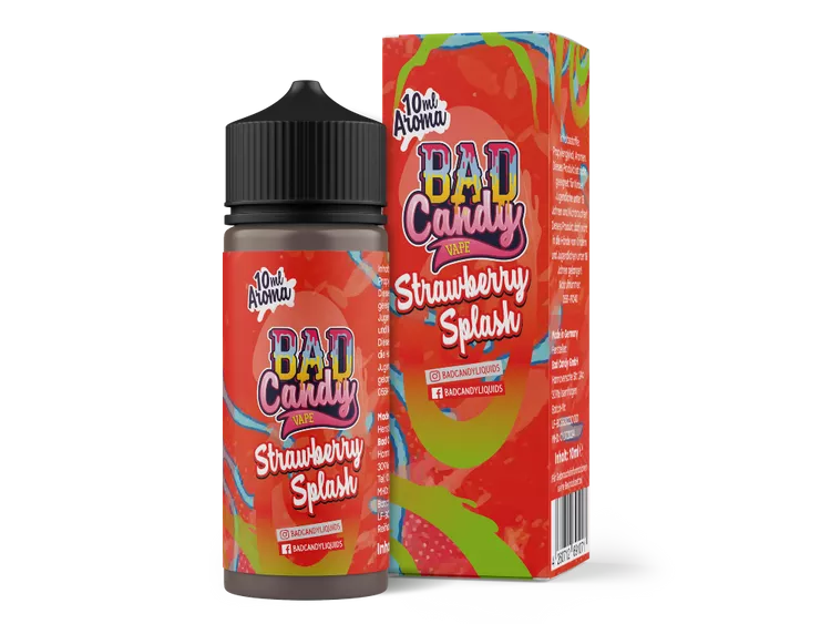 BAD CANDY Strawberry Splash Aroma 10ml *Sonderpreis kurzes MHD*