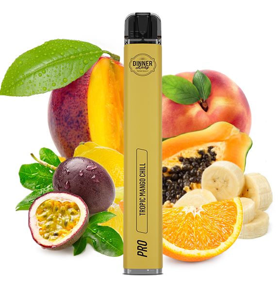 TROPIC MANGO CHILL - Dinner Lady Vape Pen Pro Einweg E-Zigarette 20mg/ml