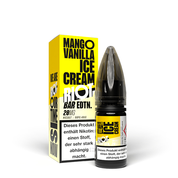 RIOT SQUAD Bar Edition Mango Vanilla Ice Cream 20mg/ml Liquid 10ml