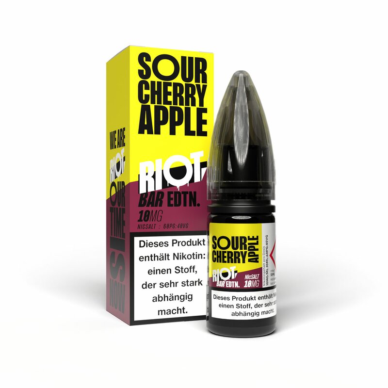 RIOT SQUAD Bar Edition Sour Cherry Apple 10mg/ml Liquid 10ml