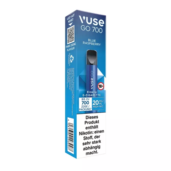 VUSE GO 700 Blue Raspberry Einweg E-Zigarette 20mg/ml