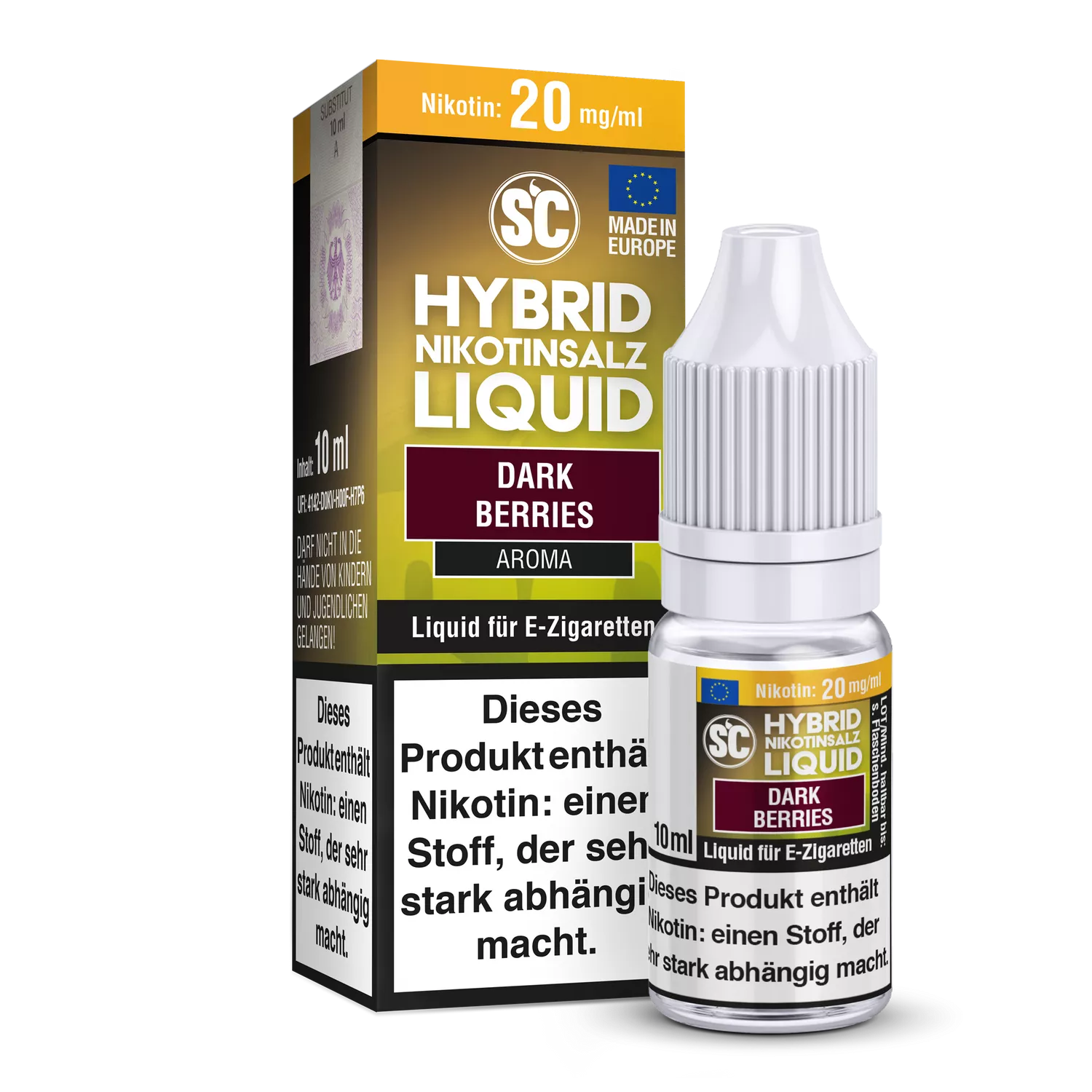 SC Hybrid Nikotinsalz Liquid Dark Berries - 20mg/ml