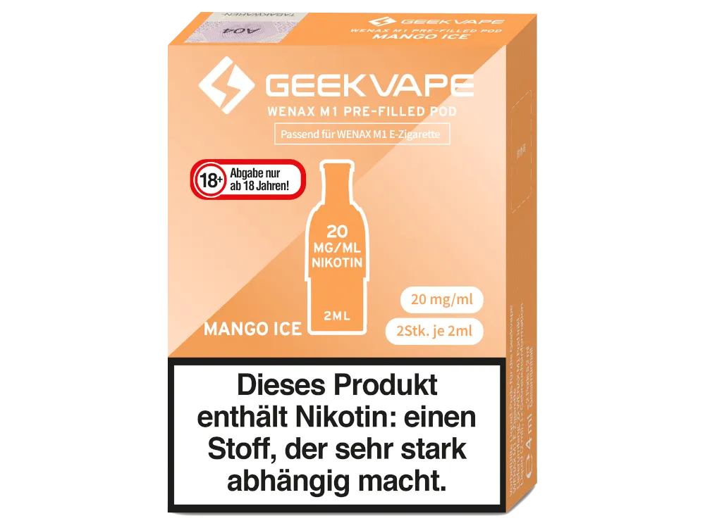 Geekvape Wenax M1 Pods Mango Ice 20mg/ml 2 Stück