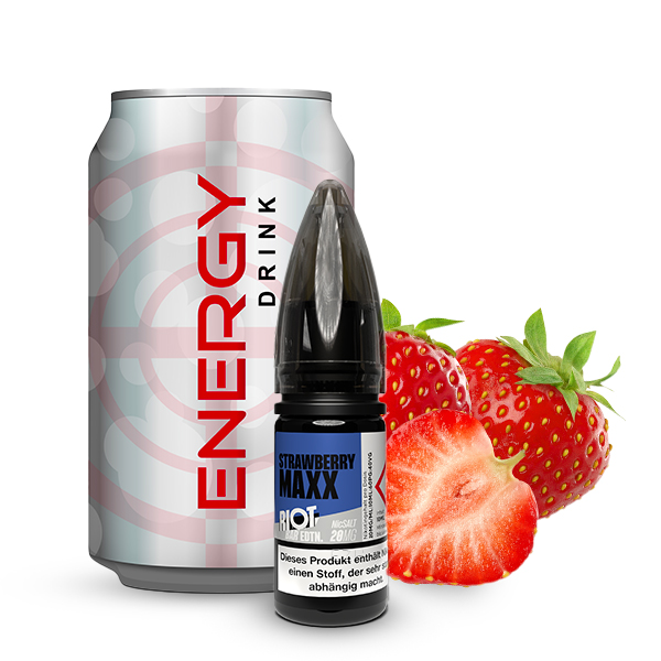RIOT SQUAD Bar Edition Strawberry Energy 20mg/ml Liquid 10ml