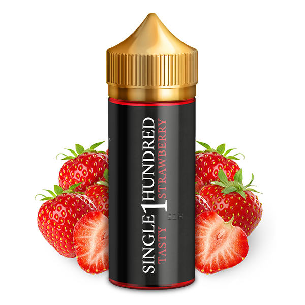 SINGLE1HUNDRED - Tasty Strawberry Aroma 5ml Longfill für Liquid