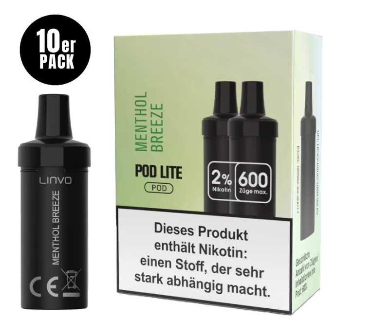 LINVO Pods Menthol Breeze Cartridge 20mg/ml 10er Pack