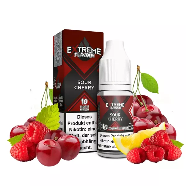 EXTREME FLAVOUR - Sour Cherry 10mg/ml Hybrid Liquid 10ml