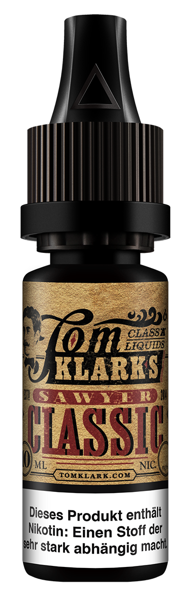 TOM KLARK Klassik ( Classic ) Premium Liquid 10ml 0mg ohne Nikotin