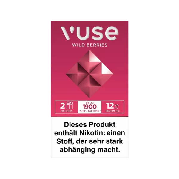 VUSE Pro Pods Wild Berries 12mg/ml - 2 Stück pro Packung