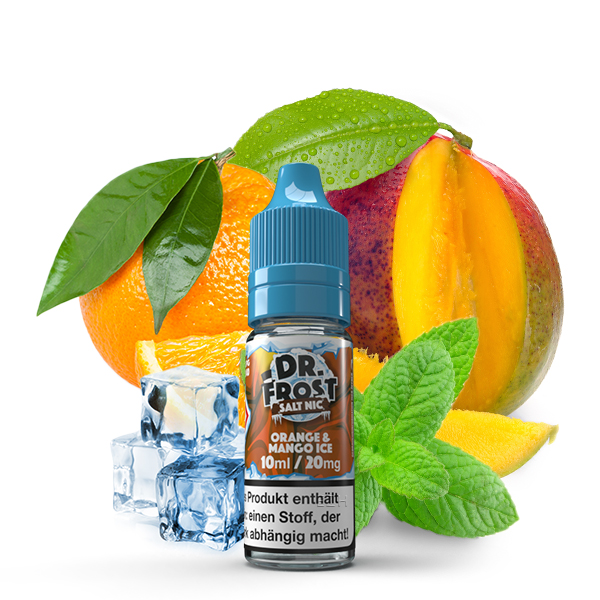 DR. FROST Orange & Mango Nikotinsalz Liquid ICE COLD REIHE 20mg/ml - 10ml